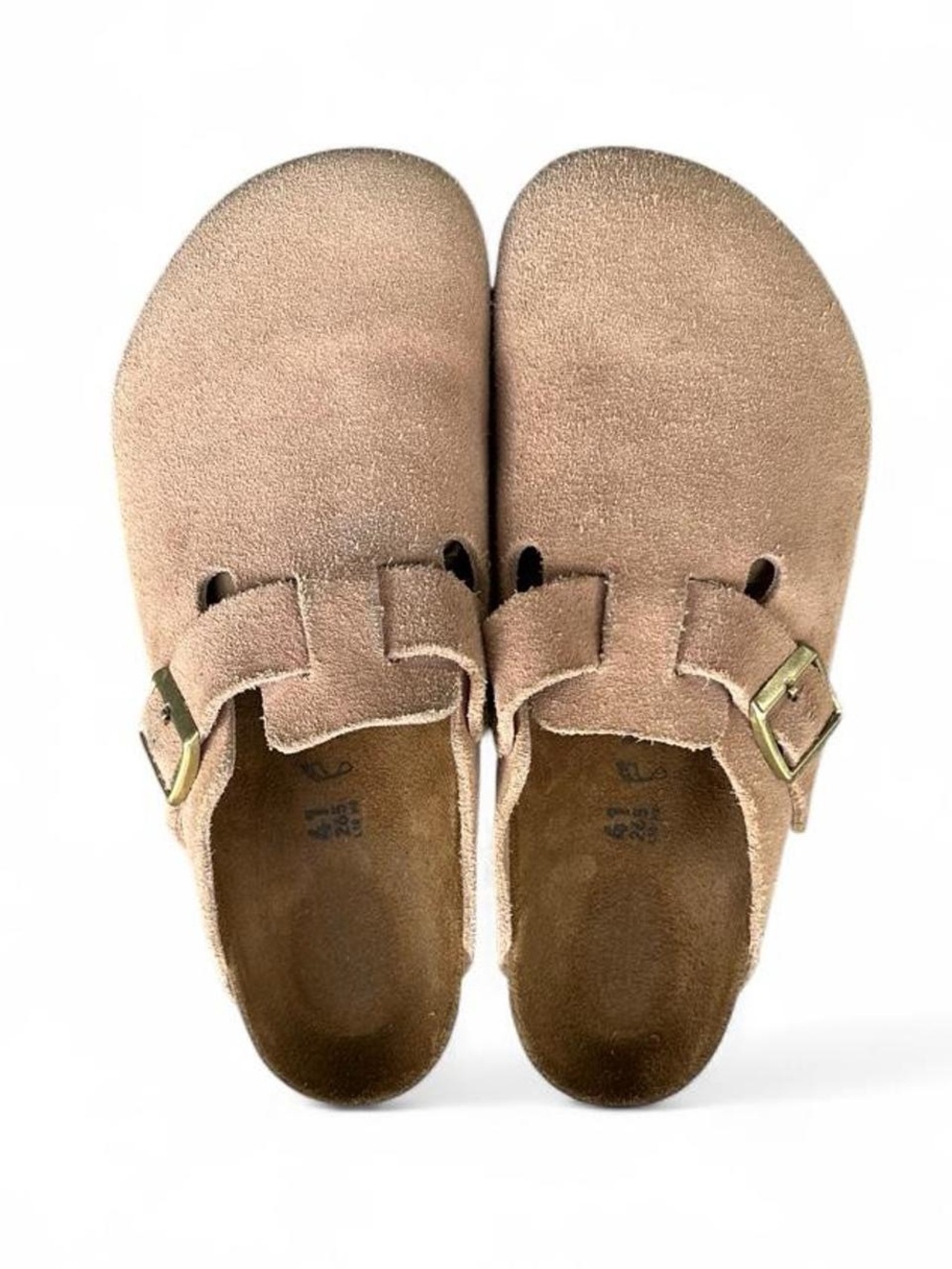 Birkenstock Boston Rose Suede Clogs Light Pink EU 41 US Women's 10 Regular